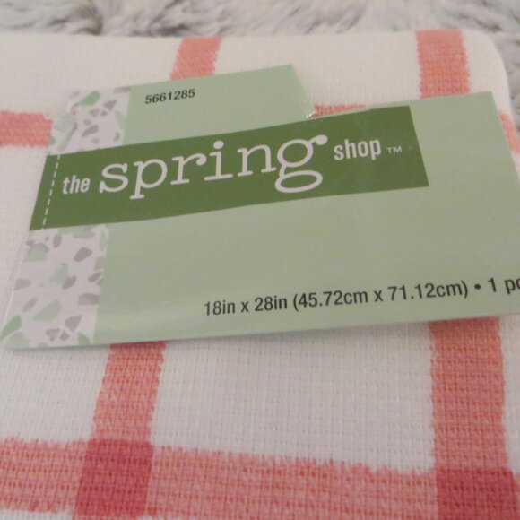 Strawberry Plaid Kitchen Hand Towels Set Of 2 New - Picture 4 of 5